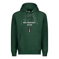 Sports Green the rapture is my retirement plan bible heaven jesus Premium Hoodie - PixelWave
