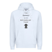 White the rapture is my retirement plan bible heaven jesus Premium Hoodie - PixelWave