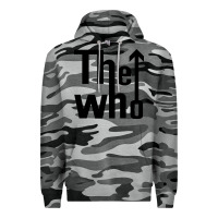 Slate Camo the,who,the,who,collection Premium Hoodie - PixelWave