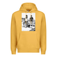 Mustard Thelma And Louise Premium Hoodie - PixelWave