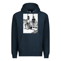 Navy Thelma And Louise Premium Hoodie - PixelWave