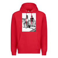 Red Thelma And Louise Premium Hoodie - PixelWave