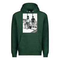 Sports Green Thelma And Louise Premium Hoodie - PixelWave