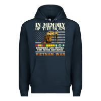 Navy Vietnam War Veterans US Memorial Day In The Memory Of 58479 38 Premium Hoodie - PixelWave