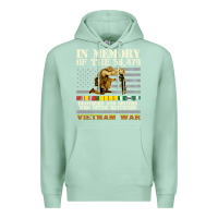 Seafoam Vietnam War Veterans US Memorial Day In The Memory Of 58479 38 Premium Hoodie - PixelWave