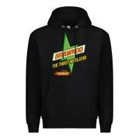 Black brawndo the thirst mutilator   idiocracy inspired active Premium Hoodie - PixelWave