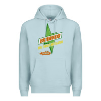 Blue Mist brawndo the thirst mutilator   idiocracy inspired active Premium Hoodie - PixelWave
