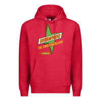Cardinal brawndo the thirst mutilator   idiocracy inspired active Premium Hoodie - PixelWave