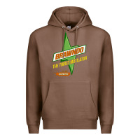 Chestnut brawndo the thirst mutilator   idiocracy inspired active Premium Hoodie - PixelWave
