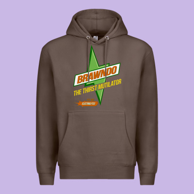 Brawndo The Thirst Mutilator   Idiocracy Inspired Active Premium Hoodie Designed By Pixelwave