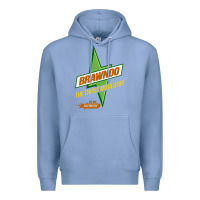 Colony Blue brawndo the thirst mutilator   idiocracy inspired active Premium Hoodie - PixelWave