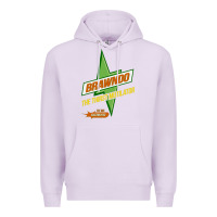 Lilac brawndo the thirst mutilator   idiocracy inspired active Premium Hoodie - PixelWave