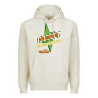 Oatmeal Heather brawndo the thirst mutilator   idiocracy inspired active Premium Hoodie - PixelWave