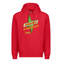 Red brawndo the thirst mutilator   idiocracy inspired active Premium Hoodie - PixelWave