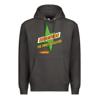 Smoke brawndo the thirst mutilator   idiocracy inspired active Premium Hoodie - PixelWave