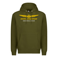 Army Green goldwing Premium Hoodie - PixelWave