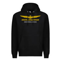 Black goldwing Premium Hoodie - PixelWave