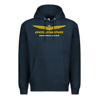 Navy goldwing Premium Hoodie - PixelWave