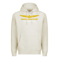 Oatmeal Heather goldwing Premium Hoodie - PixelWave