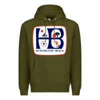 Coat Of Arms Of Huntington Beach Premium Hoodie | Teevron