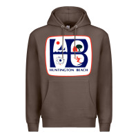 Coffee Coat of arms of Huntington Beach Premium Hoodie - PixelWave