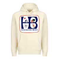 Sandshell Coat of arms of Huntington Beach Premium Hoodie - PixelWave
