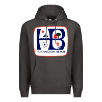Smoke Coat of arms of Huntington Beach Premium Hoodie - PixelWave