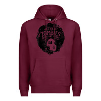 Burgundy the zombies   she's not there t shirt Premium Hoodie - PixelWave