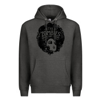 Charcoal Heather the zombies   she's not there t shirt Premium Hoodie - PixelWave