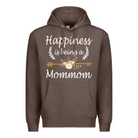 Coffee happiness is being a mommom  cute mothers day gifts Premium Hoodie - PixelWave