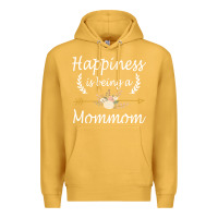 Mustard happiness is being a mommom  cute mothers day gifts Premium Hoodie - PixelWave