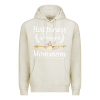 Oatmeal Heather happiness is being a mommom  cute mothers day gifts Premium Hoodie - PixelWave