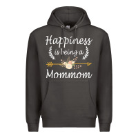 Smoke happiness is being a mommom  cute mothers day gifts Premium Hoodie - PixelWave