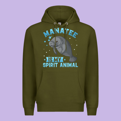 Manatee Gifts Premium Hoodie Designed By Pixelwave