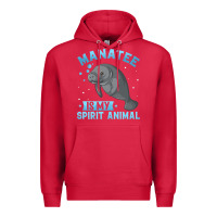 Cardinal manatee gifts Premium Hoodie - PixelWave