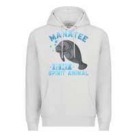 Dove Grey manatee gifts Premium Hoodie - PixelWave