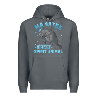 Rock manatee gifts Premium Hoodie - PixelWave