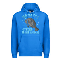 True Royal manatee gifts Premium Hoodie - PixelWave