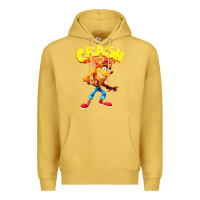 Antique Gold crash bandicoot Premium Hoodie - PixelWave