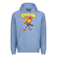 Colony Blue crash bandicoot Premium Hoodie - PixelWave