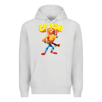 Dove Grey crash bandicoot Premium Hoodie - PixelWave
