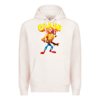 Pale Pink crash bandicoot Premium Hoodie - PixelWave