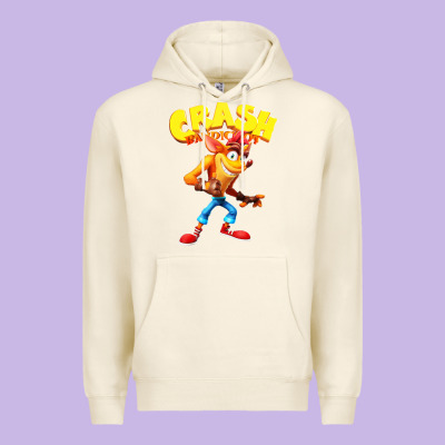 Crash Bandicoot Premium Hoodie Designed By Pixelwave