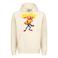 Tofu crash bandicoot Premium Hoodie - PixelWave