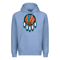 Colony Blue OKC Thunder Dreamcatcher 1 Premium Hoodie - PixelWave