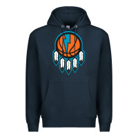Navy OKC Thunder Dreamcatcher 1 Premium Hoodie - PixelWave