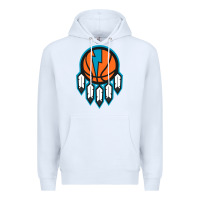 White OKC Thunder Dreamcatcher 1 Premium Hoodie - PixelWave