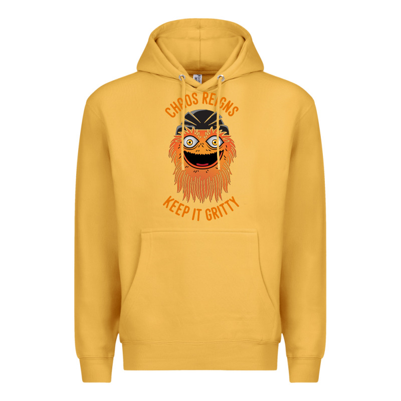 Chaos Reigns Keep It Gritty Premium Hoodie by PixelWave | Teevron