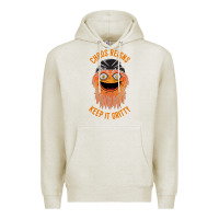 Oatmeal Heather chaos reigns keep it gritty Premium Hoodie - PixelWave