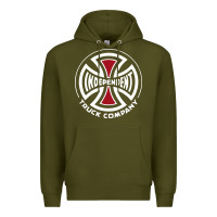 Army Green independent company cross skateboard Premium Hoodie - PixelWave